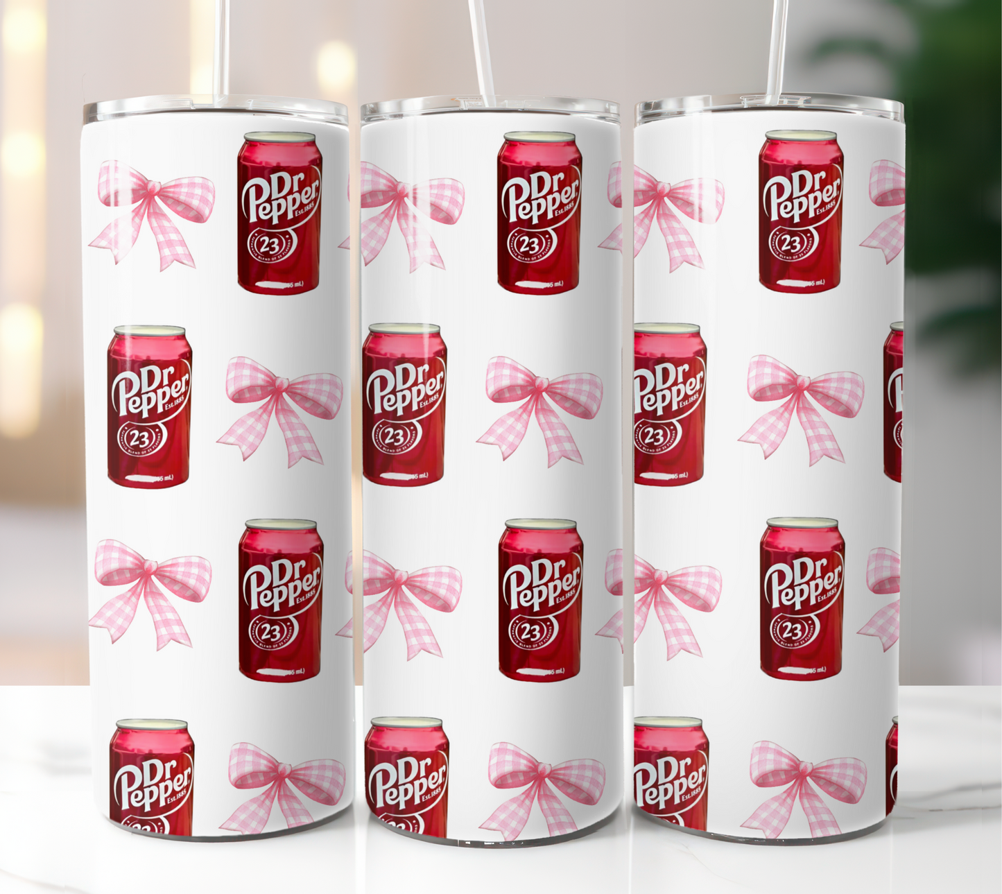 Dr Pepper And Bow 20oz Tumbler