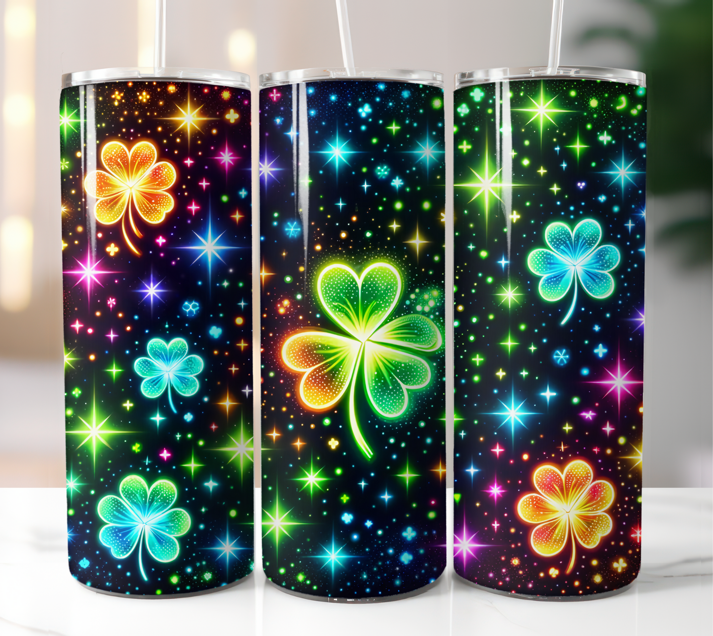 Glowing Shamrock 20oz Tumbler
