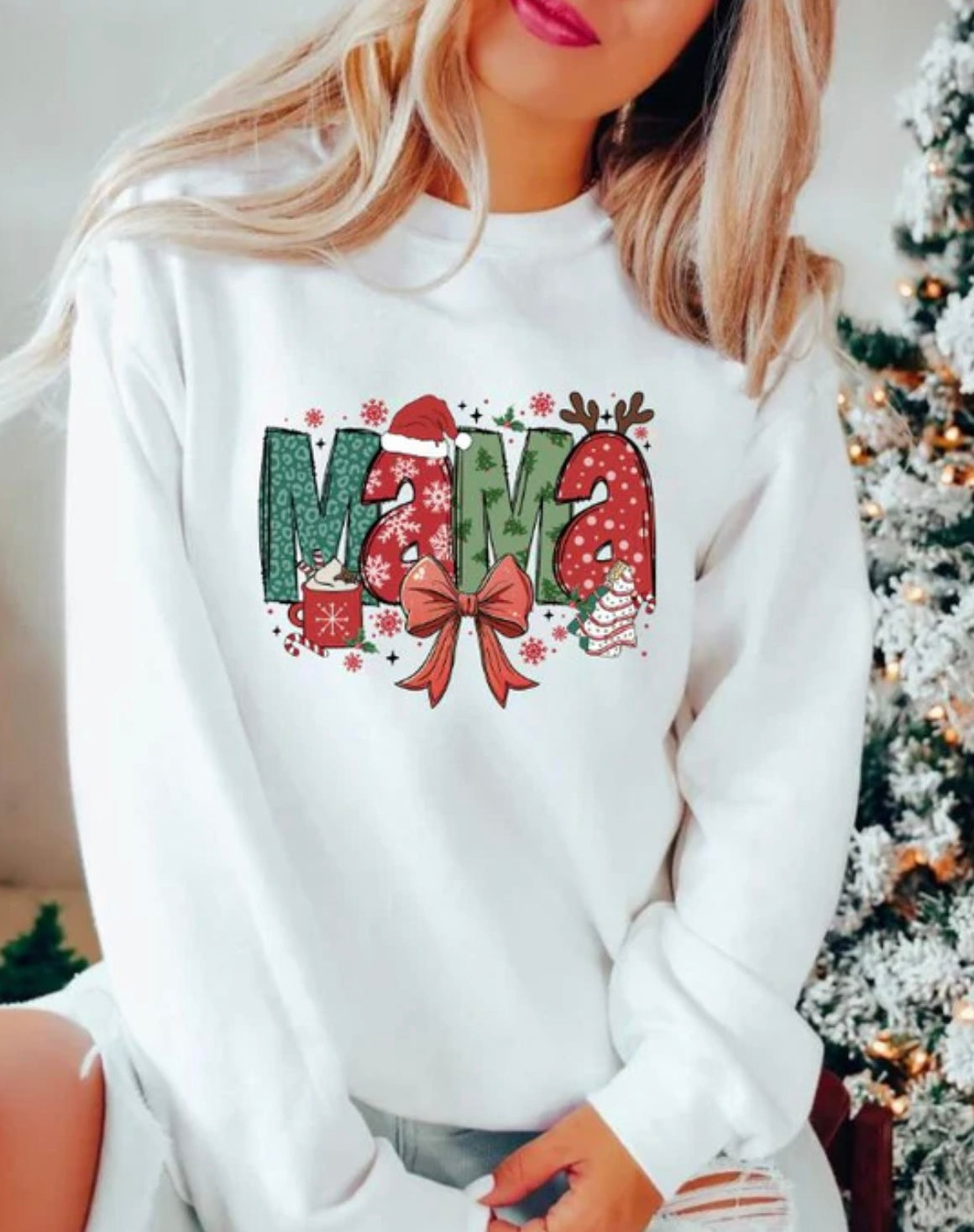Mama Christmas Sweatshirt