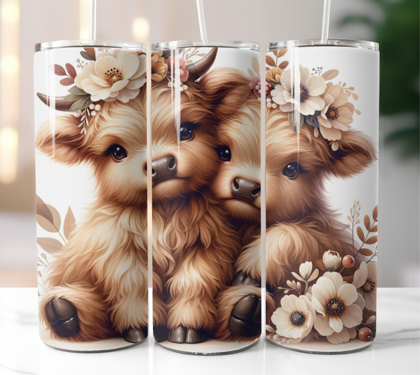 Highland Cow Besties 20oz Tumbler