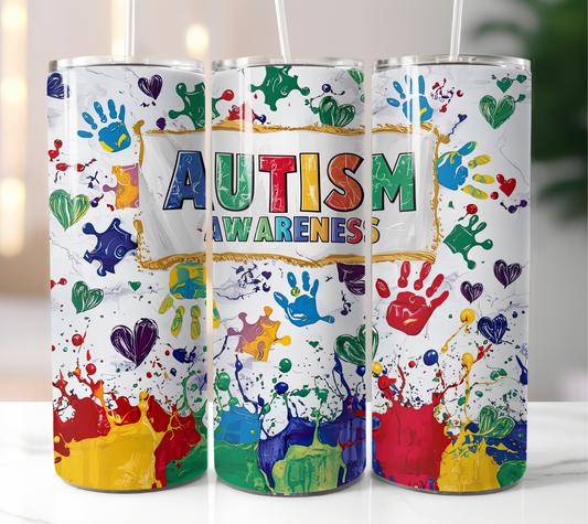 Autism Awareness 20oz Tumbler