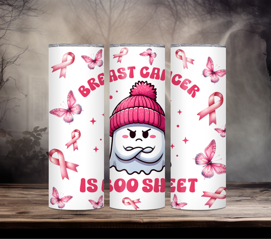 Breast Cancer Is Boo Sheet 20oz Tumbler