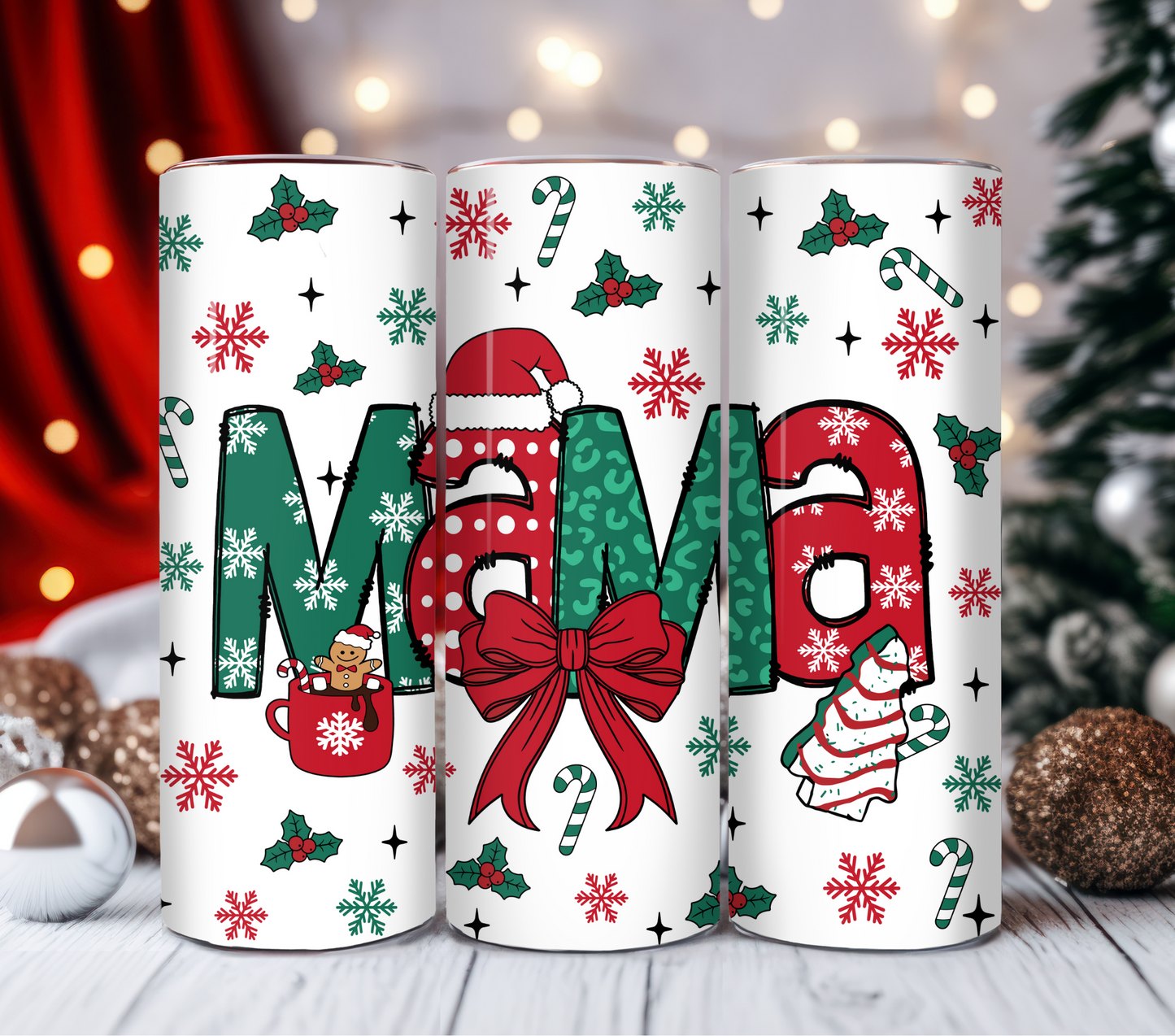 Christmas Mama 20oz Tumbler