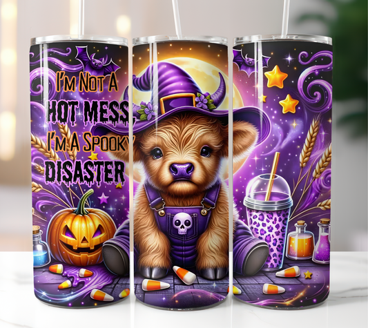 I'M Not A Hot Mess I'm A Spooky Disaster 20oz Tumbler
