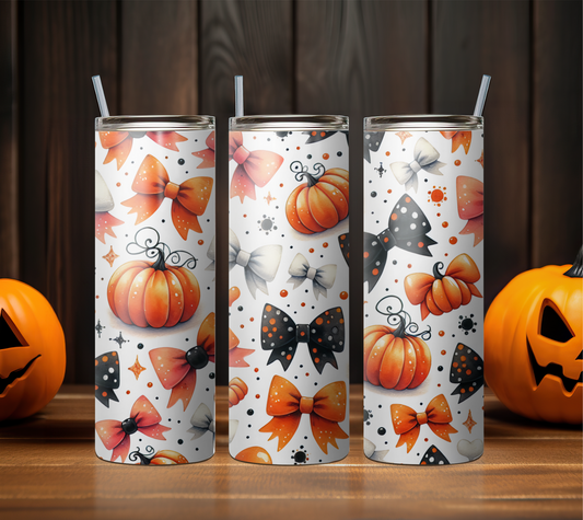 pumpkin And Bow 20oz Tumbler