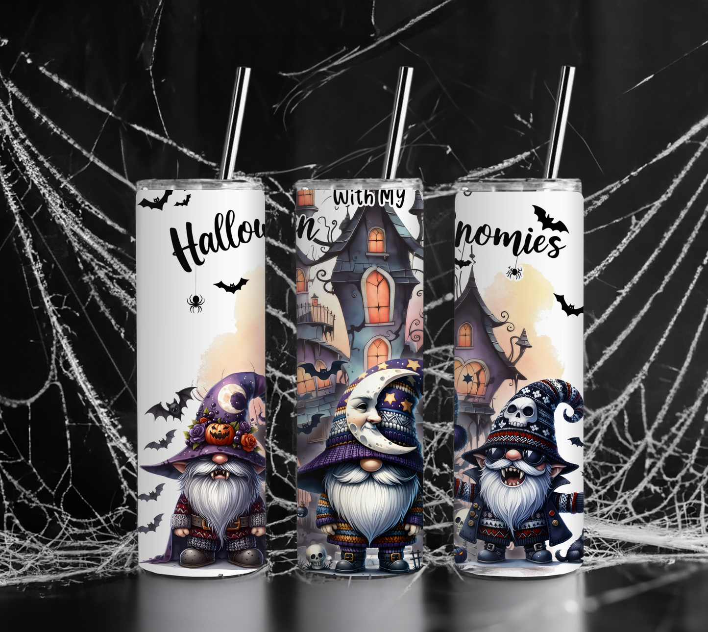 Halloween With My Gnomes 20oz Tumbler